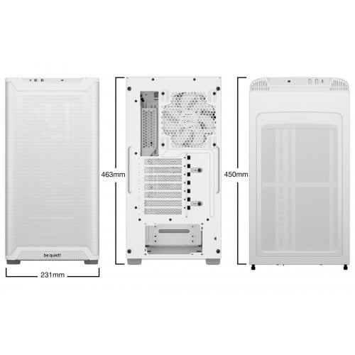 Купить Корпус Be Quiet! Pure Base 501 Airflow без БП (BG075) White с проверкой совместимости: обзор, характеристики, цена в Киеве, Днепре, Одессе, Харькове, Украине | интернет-магазин TELEMART.UA фото