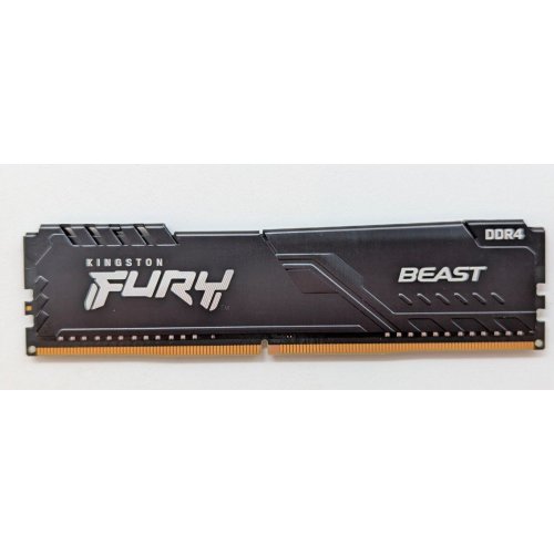 Купить Озу Kingston DDR4 8GB 2666Mhz FURY Beast Black (KF426C16BB/8) (Восстановлено продавцом, 711411) с проверкой совместимости: обзор, характеристики, цена в Киеве, Днепре, Одессе, Харькове, Украине | интернет-магазин TELEMART.UA фото