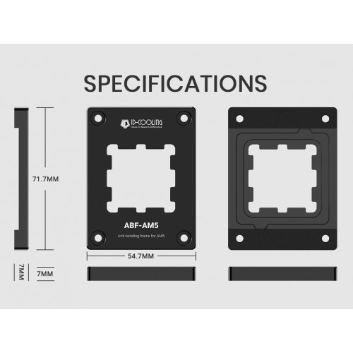 Купить Установочный комплект ID-Cooling Mounting Kit ABF-AM5 (ABF-AM5) - цена в Харькове, Киеве, Днепре, Одессе
в интернет-магазине Telemart фото