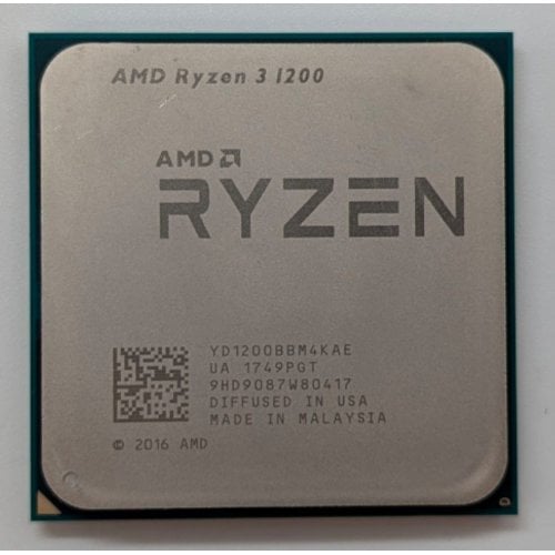 Купить Процессор AMD Ryzen 3 1200 3.1(3.4)GHz sAM4 Tray (YD1200BBAEMPK) (Восстановлено продавцом, 711630) с проверкой совместимости: обзор, характеристики, цена в Киеве, Днепре, Одессе, Харькове, Украине | интернет-магазин TELEMART.UA фото