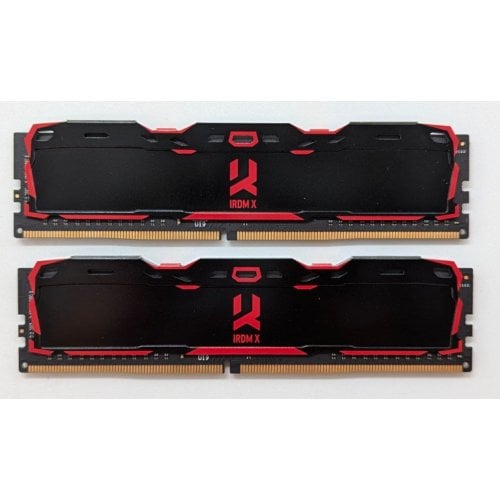 Купить Озу GoodRAM DDR4 16GB (2x8GB) 2666Mhz IRDM X Black (IR-X2666D464L16S/16GDC) (Восстановлено продавцом, 711631) с проверкой совместимости: обзор, характеристики, цена в Киеве, Днепре, Одессе, Харькове, Украине | интернет-магазин TELEMART.UA фото