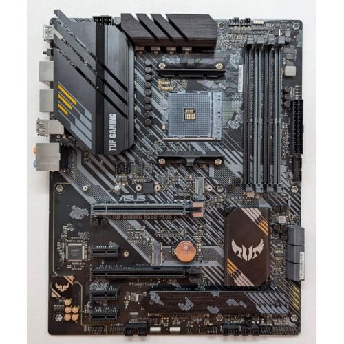 Материнська плата Asus TUF GAMING B550-PLUS (sAM4, AMD B550) (Відновлено продавцем, 711635) купити з перевіркою сумісності: огляд, характеристики, ціна у Києві, Львові, Вінниці, Хмельницькому, Івано-Франківську, Україні | інтернет-магазин TELEMART.UA фото