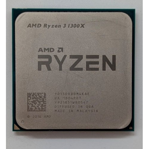 Купить Процессор AMD Ryzen 3 1300X 3.5(3.7)GHz sAM4 Tray (YD130XBBAE) (Восстановлено продавцом, 711642) с проверкой совместимости: обзор, характеристики, цена в Киеве, Днепре, Одессе, Харькове, Украине | интернет-магазин TELEMART.UA фото