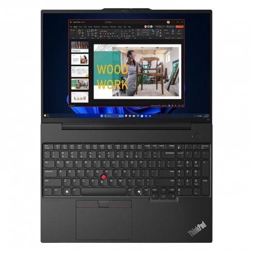 Купить Ноутбук Lenovo ThinkPad E16 Gen 2 (21MA002WRA) Black - цена в Харькове, Киеве, Днепре, Одессе
в интернет-магазине Telemart фото