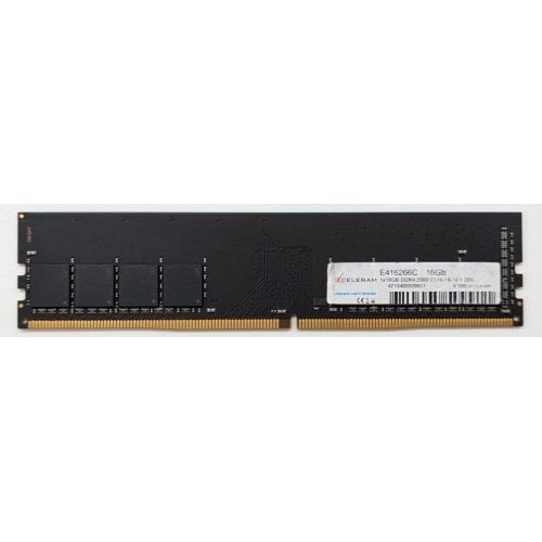 Купить Озу Exceleram DDR4 16GB 2666MHz Black (E416266C) (Восстановлено продавцом, 711744) с проверкой совместимости: обзор, характеристики, цена в Киеве, Днепре, Одессе, Харькове, Украине | интернет-магазин TELEMART.UA фото