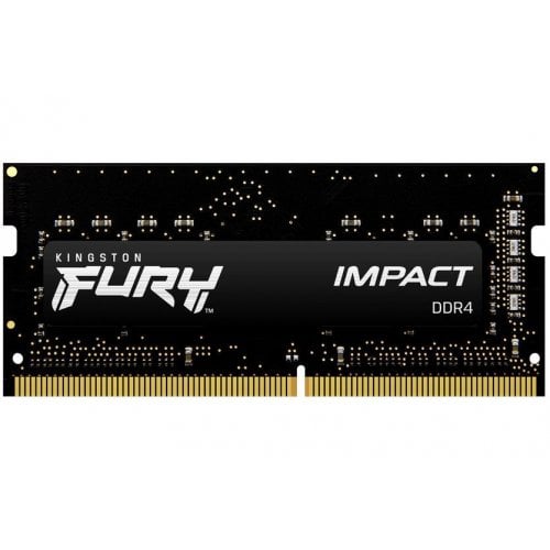 Озп Kingston SODIMM DDR4 16GB 3200Mhz FURY Impact Black (KF432S20IB/16) (Відновлено продавцем, 711856) купити з перевіркою сумісності: огляд, характеристики, ціна у Києві, Львові, Вінниці, Хмельницькому, Івано-Франківську, Україні | інтернет-магазин TELEMART.UA фото