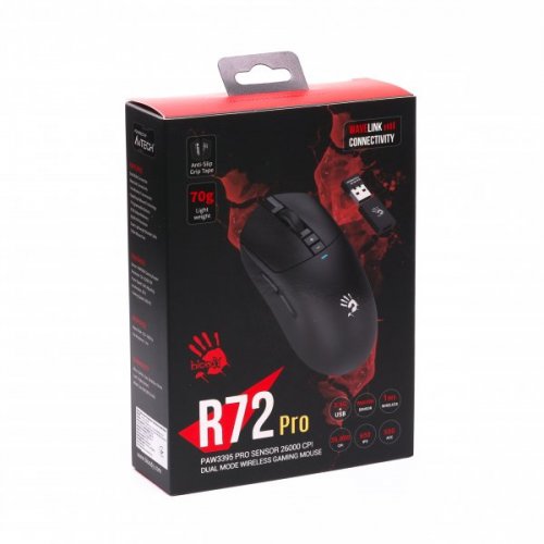 Купить Мышка A4Tech Bloody R72 Pro Black - цена в Харькове, Киеве, Днепре, Одессе
в интернет-магазине Telemart фото