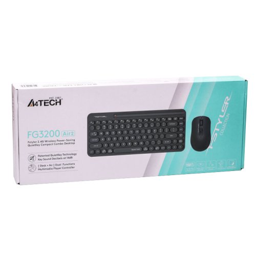 Купити Комплект A4Tech Fstyler FG3200 Air2 Grey - ціна в Києві, Львові, Вінниці, Хмельницькому, Франківську, Україні | інтернет-магазин TELEMART.UA фото