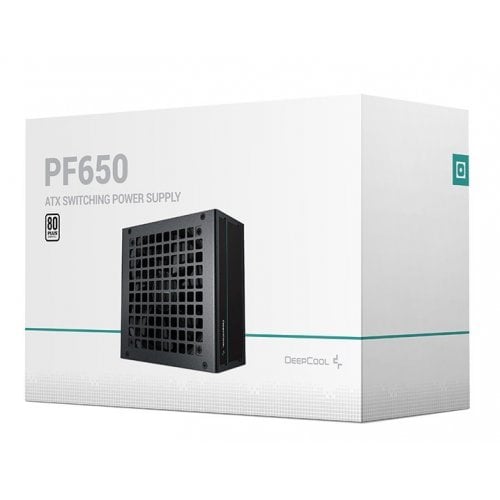 Купить Уценка блок питания Deepcool PF650 650W (R-PF650D-HA0B-EU) (Следы использования, 711959) с проверкой совместимости: обзор, характеристики, цена в Киеве, Днепре, Одессе, Харькове, Украине | интернет-магазин TELEMART.UA фото