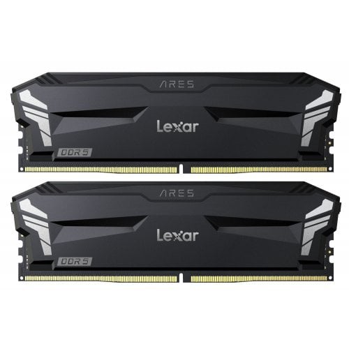 Купить ОЗУ Lexar DDR5 32GB (2x16GB) 6000Mhz Ares Gaming (LD5U16G60C320A-RGD) с проверкой совместимости: обзор, характеристики, цена в Киеве, Днепре, Одессе, Харькове, Украине | интернет-магазин TELEMART.UA фото