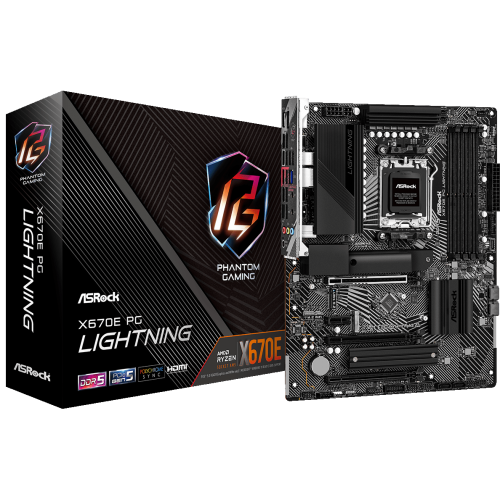 Уцінка материнська плата AsRock X670E PG Lightning (sAM5, AMD X670) (Сліди використання, 712273) купити з перевіркою сумісності: огляд, характеристики, ціна у Києві, Львові, Вінниці, Хмельницькому, Івано-Франківську, Україні | інтернет-магазин TELEMART.UA фото