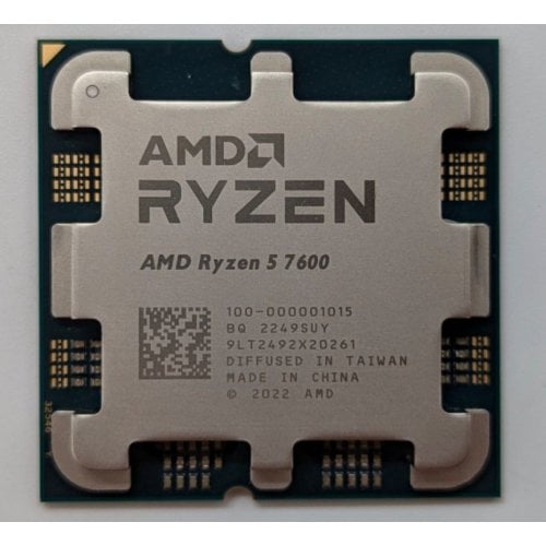 Купить Процессор AMD Ryzen 5 7600 3.8(5.1)GHz 32MB sAM5 Tray (100-000001015) (Восстановлено продавцом, 712280) с проверкой совместимости: обзор, характеристики, цена в Киеве, Днепре, Одессе, Харькове, Украине | интернет-магазин TELEMART.UA фото