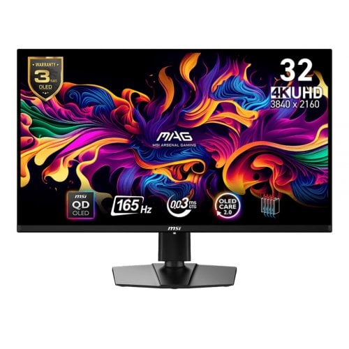 Купити Монітор MSI 31.5" MAG 321UP QD-OLED Black - ціна в Києві, Львові, Вінниці, Хмельницькому, Франківську, Україні | інтернет-магазин TELEMART.UA фото