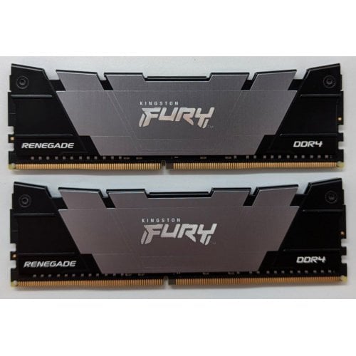 Купить Озу Kingston DDR4 32GB (2x16GB) 3600Mhz FURY Renegade Black (KF436C16RB12K2/32) (Восстановлено продавцом, 712773) с проверкой совместимости: обзор, характеристики, цена в Киеве, Днепре, Одессе, Харькове, Украине | интернет-магазин TELEMART.UA фото