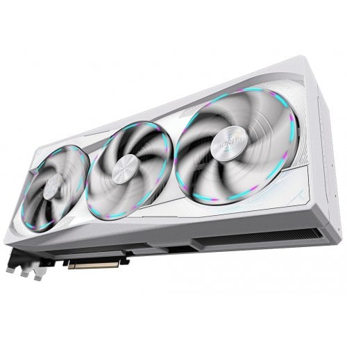 Купить Видеокарта Gigabyte GeForce RTX 5090 AORUS MASTER ICE 32768MB (GV-N5090AORUSM ICE-32GD) с проверкой совместимости: обзор, характеристики, цена в Киеве, Днепре, Одессе, Харькове, Украине | интернет-магазин TELEMART.UA фото