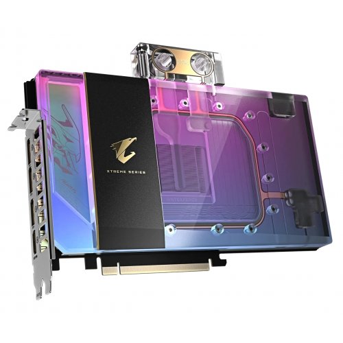 Купить Видеокарта Gigabyte GeForce RTX 5090 AORUS XTREME WATERFORCE WB 32768MB (GV-N5090AORUSX WB-32GD) с проверкой совместимости: обзор, характеристики, цена в Киеве, Днепре, Одессе, Харькове, Украине | интернет-магазин TELEMART.UA фото