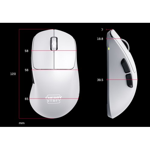 Купить Мышка Cherry Xtrfy M64 Pro 8K Wireless RGB (CX-M64W-PRO-WHITE) White - цена в Харькове, Киеве, Днепре, Одессе
в интернет-магазине Telemart фото