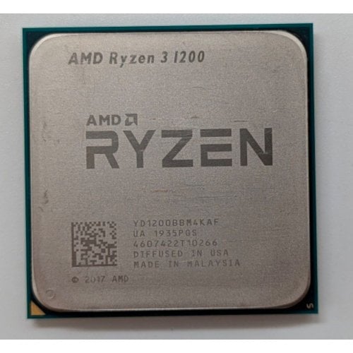 Купить Процессор AMD Ryzen 3 1200 3.2(3.4)GHz sAM4 Tray (YD1200BBM4KAF) (Восстановлено продавцом, 713003) с проверкой совместимости: обзор, характеристики, цена в Киеве, Днепре, Одессе, Харькове, Украине | интернет-магазин TELEMART.UA фото