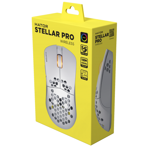 Купить Уценка мышка HATOR Stellar Pro Wireless (HTM-551) White (Повреждена упаковка, 713073) - цена в Харькове, Киеве, Днепре, Одессе
в интернет-магазине Telemart фото