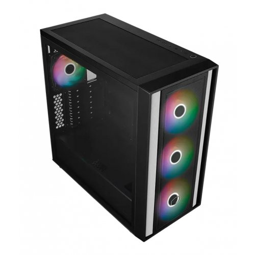 Корпус Cooler Master MasterBox 600 Lite Tempered Glass без БЖ (MB600L-KGNN-S00) Black купити з перевіркою сумісності: огляд, характеристики, ціна у Києві, Львові, Вінниці, Хмельницькому, Івано-Франківську, Україні | інтернет-магазин TELEMART.UA фото