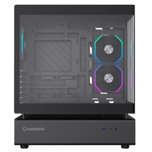 Корпус GAMEMAX N80 Tempered Glass без БЖ Black купити з перевіркою сумісності: огляд, характеристики, ціна у Києві, Львові, Вінниці, Хмельницькому, Івано-Франківську, Україні | інтернет-магазин TELEMART.UA фото