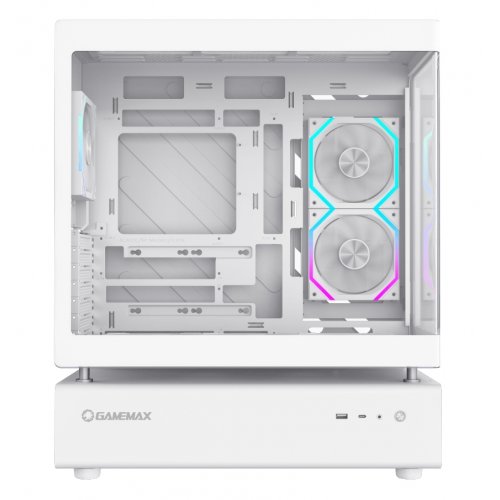 Купить Корпус GAMEMAX N80 Tempered Glass без БП White с проверкой совместимости: обзор, характеристики, цена в Киеве, Днепре, Одессе, Харькове, Украине | интернет-магазин TELEMART.UA фото