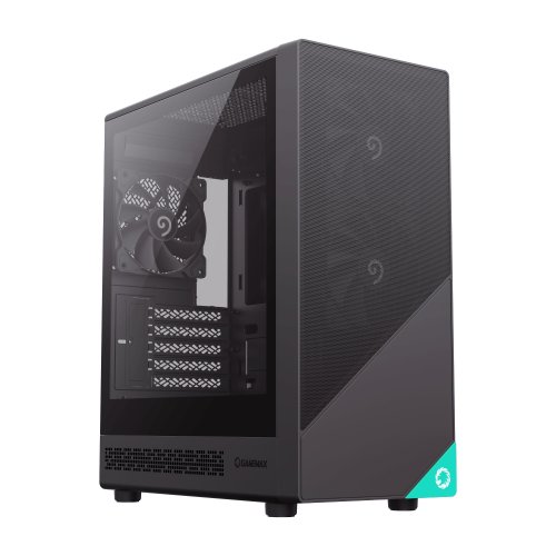 Photo GAMEMAX Focus M Tempered Glass without PSU Black