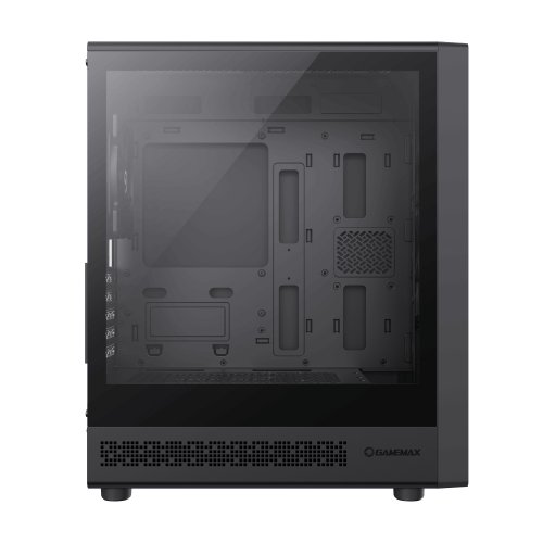 Корпус GAMEMAX Focus M Tempered Glass без БЖ Black купити з перевіркою сумісності: огляд, характеристики, ціна у Києві, Львові, Вінниці, Хмельницькому, Івано-Франківську, Україні | інтернет-магазин TELEMART.UA фото