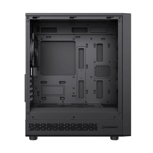 Корпус GAMEMAX Focus M Tempered Glass без БЖ Black купити з перевіркою сумісності: огляд, характеристики, ціна у Києві, Львові, Вінниці, Хмельницькому, Івано-Франківську, Україні | інтернет-магазин TELEMART.UA фото