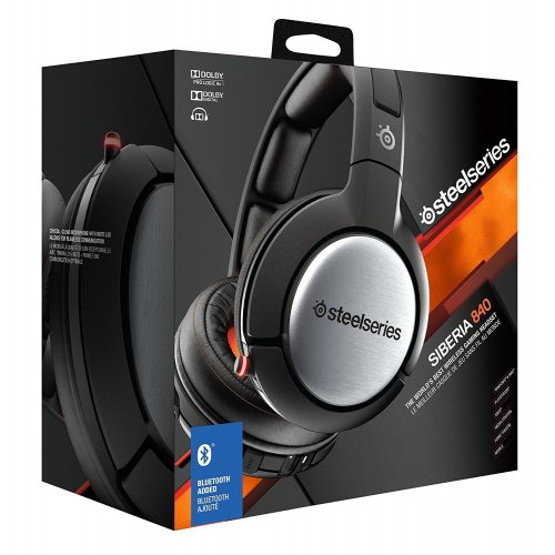Купити Навушники SteelSeries Siberia 840 Black/Gray - ціна в Києві, Львові, Вінниці, Хмельницькому, Франківську, Україні | інтернет-магазин TELEMART.UA фото