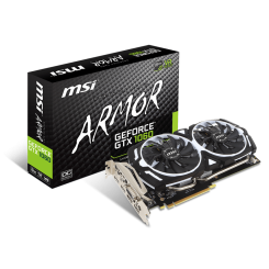 Відеокарта MSI GeForce GTX 1060 ARMOR OC 3072MB (GTX 1060 ARMOR 3G OCV1) (Відновлено продавцем, 713261)