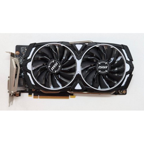 Відеокарта MSI GeForce GTX 1060 ARMOR OC 3072MB (GTX 1060 ARMOR 3G OCV1) (Відновлено продавцем, 713261) купити з перевіркою сумісності: огляд, характеристики, ціна у Києві, Львові, Вінниці, Хмельницькому, Івано-Франківську, Україні | інтернет-магазин TELEMART.UA фото