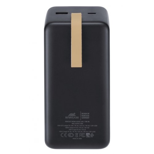 Купити Powerbank Rivacase Rivapower VA1084 40000mAh 65W Black - ціна в Києві, Львові, Вінниці, Хмельницькому, Франківську, Україні | інтернет-магазин TELEMART.UA фото