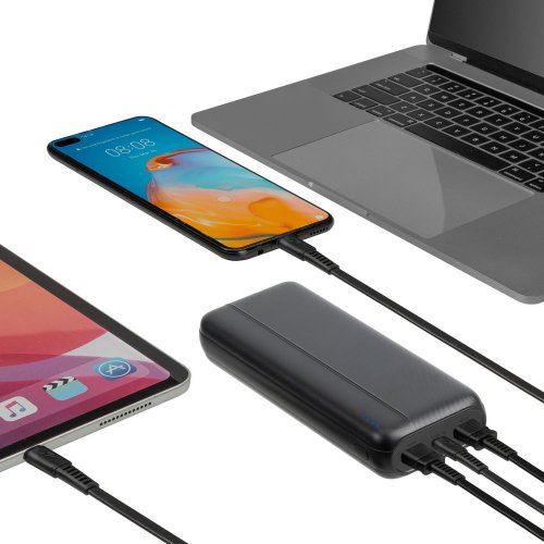 Купити Powerbank Rivacase Rivapower VA2071 20000mAh 10W Black - ціна в Києві, Львові, Вінниці, Хмельницькому, Франківську, Україні | інтернет-магазин TELEMART.UA фото