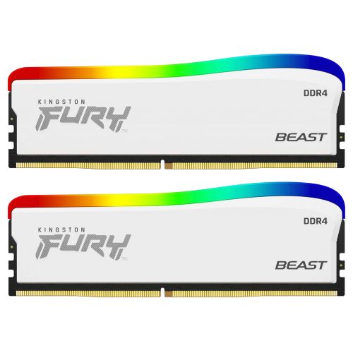 Озп Kingston DDR4 16GB (2x8GB) 3600Mhz FURY Beast RGB Special Edition (KF436C17BWAK2/16) (Відновлено продавцем, 713379) купити з перевіркою сумісності: огляд, характеристики, ціна у Києві, Львові, Вінниці, Хмельницькому, Івано-Франківську, Україні | інтернет-магазин TELEMART.UA фото