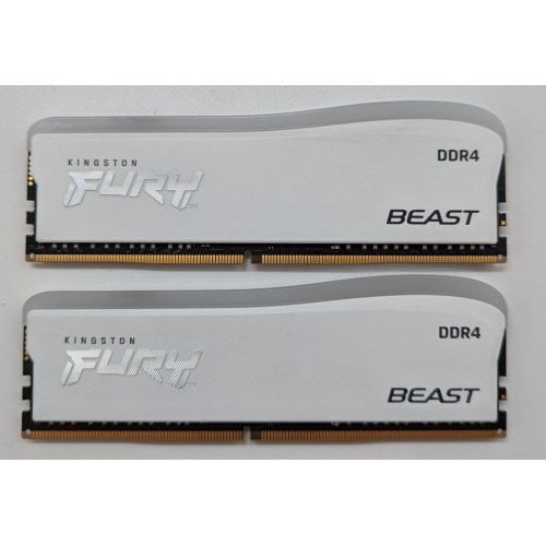 Озп Kingston DDR4 16GB (2x8GB) 3600Mhz FURY Beast RGB Special Edition (KF436C17BWAK2/16) (Відновлено продавцем, 713379) купити з перевіркою сумісності: огляд, характеристики, ціна у Києві, Львові, Вінниці, Хмельницькому, Івано-Франківську, Україні | інтернет-магазин TELEMART.UA фото