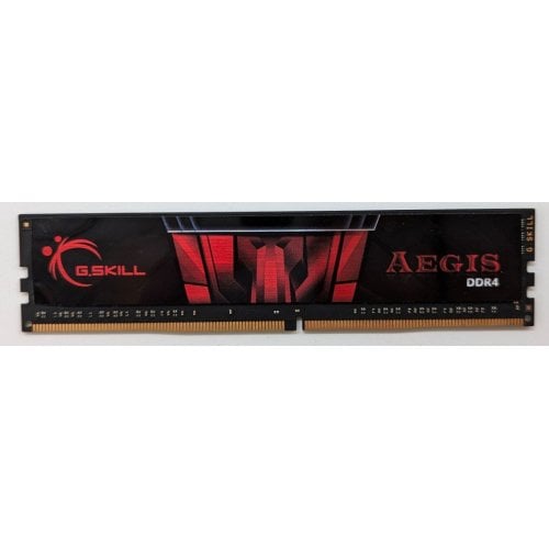 Озп G.Skill DDR4 4GB 2400Mhz Aegis (F4-2400C17S-4GIS) (Відновлено продавцем, 713387) купити з перевіркою сумісності: огляд, характеристики, ціна у Києві, Львові, Вінниці, Хмельницькому, Івано-Франківську, Україні | інтернет-магазин TELEMART.UA фото