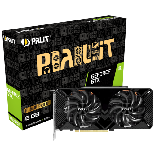 Відеокарта Palit GeForce GTX 1660 SUPER GamingPro Dual OC 6144MB (NE6166SS18J9-1160A) (Відновлено продавцем, 713422) купити з перевіркою сумісності: огляд, характеристики, ціна у Києві, Львові, Вінниці, Хмельницькому, Івано-Франківську, Україні | інтернет-магазин TELEMART.UA фото