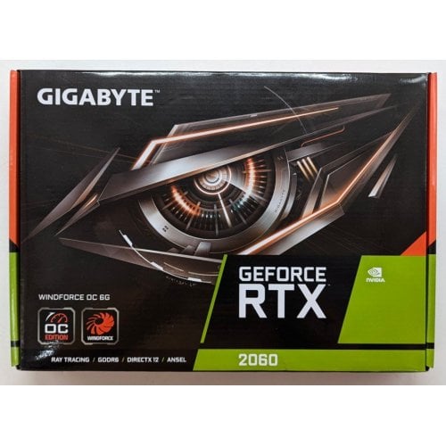 Купить Видеокарта Gigabyte GeForce RTX 2060 WindForce OC 6144MB (GV-N2060WF2OC-6GD) (Восстановлено продавцом, 713642) с проверкой совместимости: обзор, характеристики, цена в Киеве, Днепре, Одессе, Харькове, Украине | интернет-магазин TELEMART.UA фото