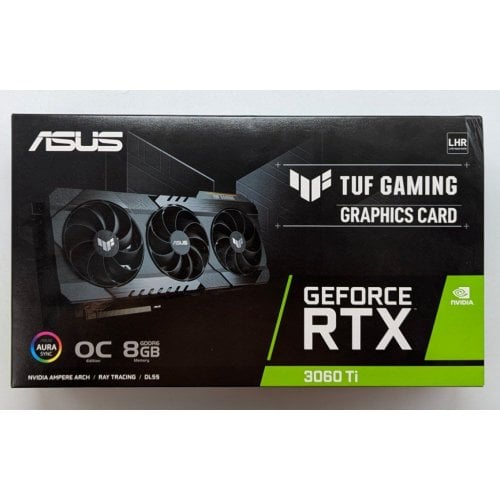 Купить Видеокарта Asus TUF GeForce RTX 3060 Ti Gaming OC 8192MB (TUF-RTX3060TI-O8G-V2-GAMING) (Восстановлено продавцом, 713663) с проверкой совместимости: обзор, характеристики, цена в Киеве, Днепре, Одессе, Харькове, Украине | интернет-магазин TELEMART.UA фото