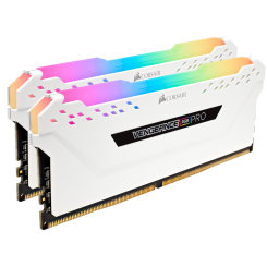 Озп Corsair DDR4 16GB (2x8GB) 3000Mhz Vengeance RGB Pro (CMW16GX4M2C3000C15W) White (Відновлено продавцем, 713664)