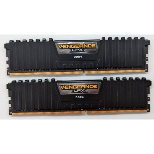 Озп Corsair DDR4 16GB (2x8GB) 3600Mhz Vengeance LPX (CMK16GX4M2D3600C18) (Відновлено продавцем, 713670) купити з перевіркою сумісності: огляд, характеристики, ціна у Києві, Львові, Вінниці, Хмельницькому, Івано-Франківську, Україні | інтернет-магазин TELEMART.UA фото