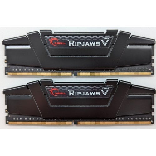 Купить Озу G.Skill DDR4 16GB (2x8GB) 3600Mhz Ripjaws V Black (F4-3600C18D-16GVK) (Восстановлено продавцом, 713678) с проверкой совместимости: обзор, характеристики, цена в Киеве, Днепре, Одессе, Харькове, Украине | интернет-магазин TELEMART.UA фото