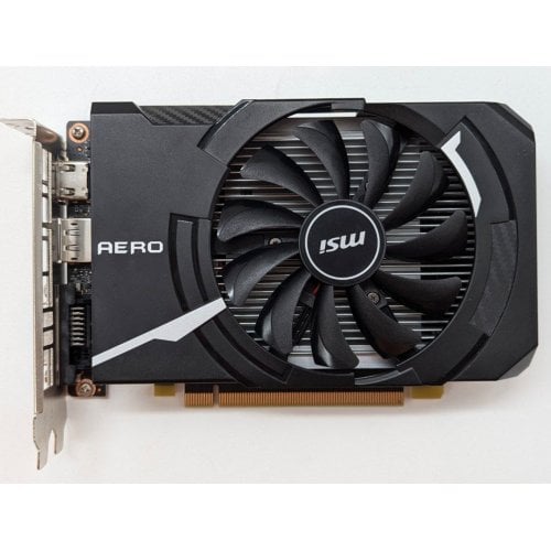 Відеокарта MSI GeForce GTX 1650 AERO ITX OC 4096MB (GTX 1650 AERO ITX 4G OCV1) (Відновлено продавцем, 713777) купити з перевіркою сумісності: огляд, характеристики, ціна у Києві, Львові, Вінниці, Хмельницькому, Івано-Франківську, Україні | інтернет-магазин TELEMART.UA фото