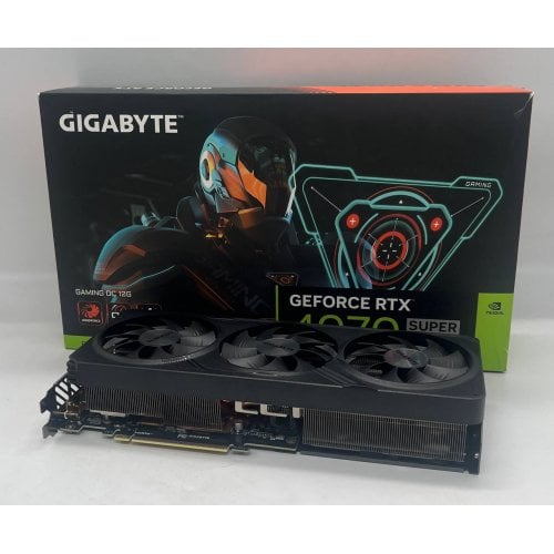 Відеокарта Gigabyte GeForce RTX 4070 SUPER GAMING OC 12288MB (GV-N407SGAMING OC-12GD) (Відновлено продавцем, 714089) купити з перевіркою сумісності: огляд, характеристики, ціна у Києві, Львові, Вінниці, Хмельницькому, Івано-Франківську, Україні | інтернет-магазин TELEMART.UA фото