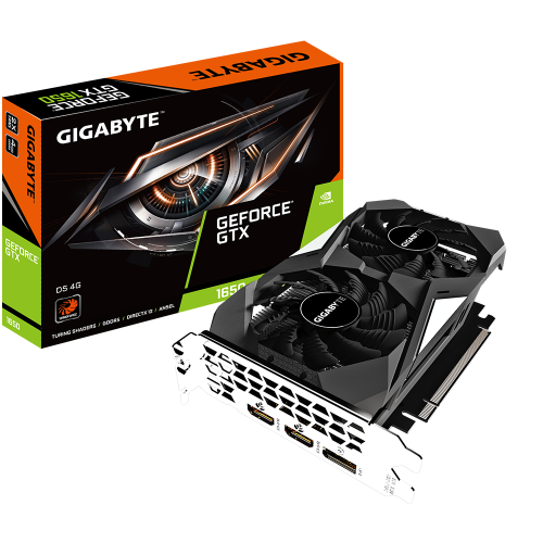 Купить Видеокарта Gigabyte GeForce GTX 1650 D5 4096MB (GV-N1650D5-4GD) (Восстановлено продавцом, 714095) с проверкой совместимости: обзор, характеристики, цена в Киеве, Днепре, Одессе, Харькове, Украине | интернет-магазин TELEMART.UA фото