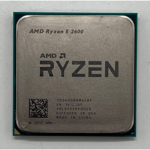 Процесор AMD Ryzen 5 2600 3.4(3.9)GHz 16MB sAM4 Tray (YD2600BBM6IAF) (Відновлено продавцем, 714103) купити з перевіркою сумісності: огляд, характеристики, ціна у Києві, Львові, Вінниці, Хмельницькому, Івано-Франківську, Україні | інтернет-магазин TELEMART.UA фото