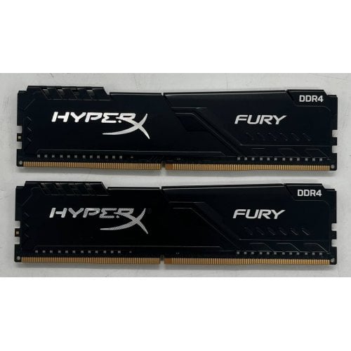 Купить Озу HyperX DDR4 16GB (2x8GB) 3000Mhz FURY Black (HX430C15FB3K2/16) (Восстановлено продавцом, 714105) с проверкой совместимости: обзор, характеристики, цена в Киеве, Днепре, Одессе, Харькове, Украине | интернет-магазин TELEMART.UA фото