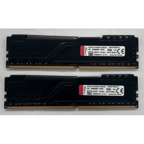 Купить Озу HyperX DDR4 16GB (2x8GB) 3000Mhz FURY Black (HX430C15FB3K2/16) (Восстановлено продавцом, 714105) с проверкой совместимости: обзор, характеристики, цена в Киеве, Днепре, Одессе, Харькове, Украине | интернет-магазин TELEMART.UA фото