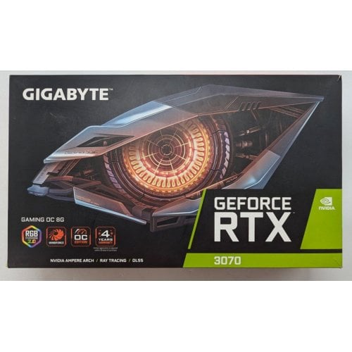 Відеокарта Gigabyte GeForce RTX 3070 Gaming OC 8192MB (GV-N3070GAMING OC-8GD 2.0) (Відновлено продавцем, 714439) купити з перевіркою сумісності: огляд, характеристики, ціна у Києві, Львові, Вінниці, Хмельницькому, Івано-Франківську, Україні | інтернет-магазин TELEMART.UA фото